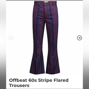 Mad Cap England 60’s flare striped men’s pants